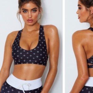 Sarah's Day x WFA White Jasmine Sports Bra SMALL